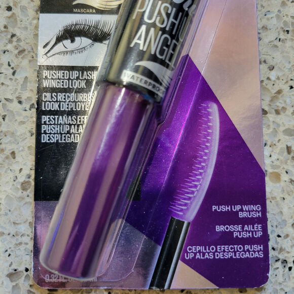 2 Maybelline The Falsies Push Up Angel WATERPROOF Mascara #504 VERY BLACK✨️NEW - Picture 4 of 9